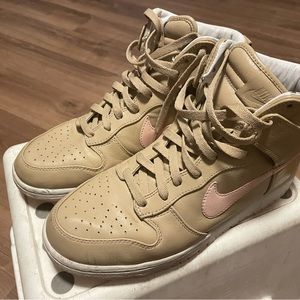 Shy pink Nike Highs